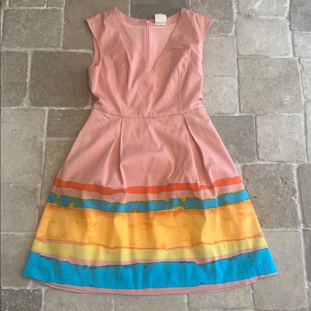 Tracy Reese x Anthropologie Peach A-Line Dress - Picture 4 of 6
